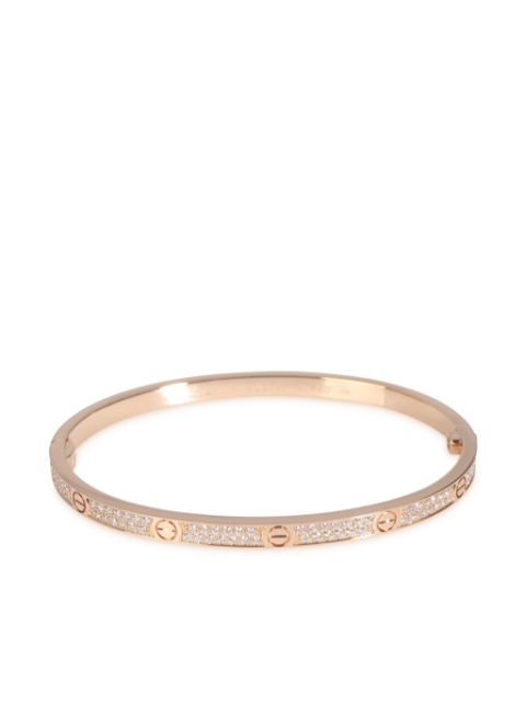 Cartier 18kt rose gold small Love diamond bracelet