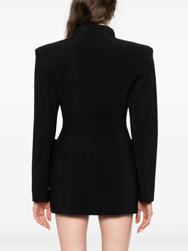 【関税込み】Mugler ブラック Sculpted テーラードジャケット Mugler Sculptural ジャケット | ブラック | FARFETCH JP
