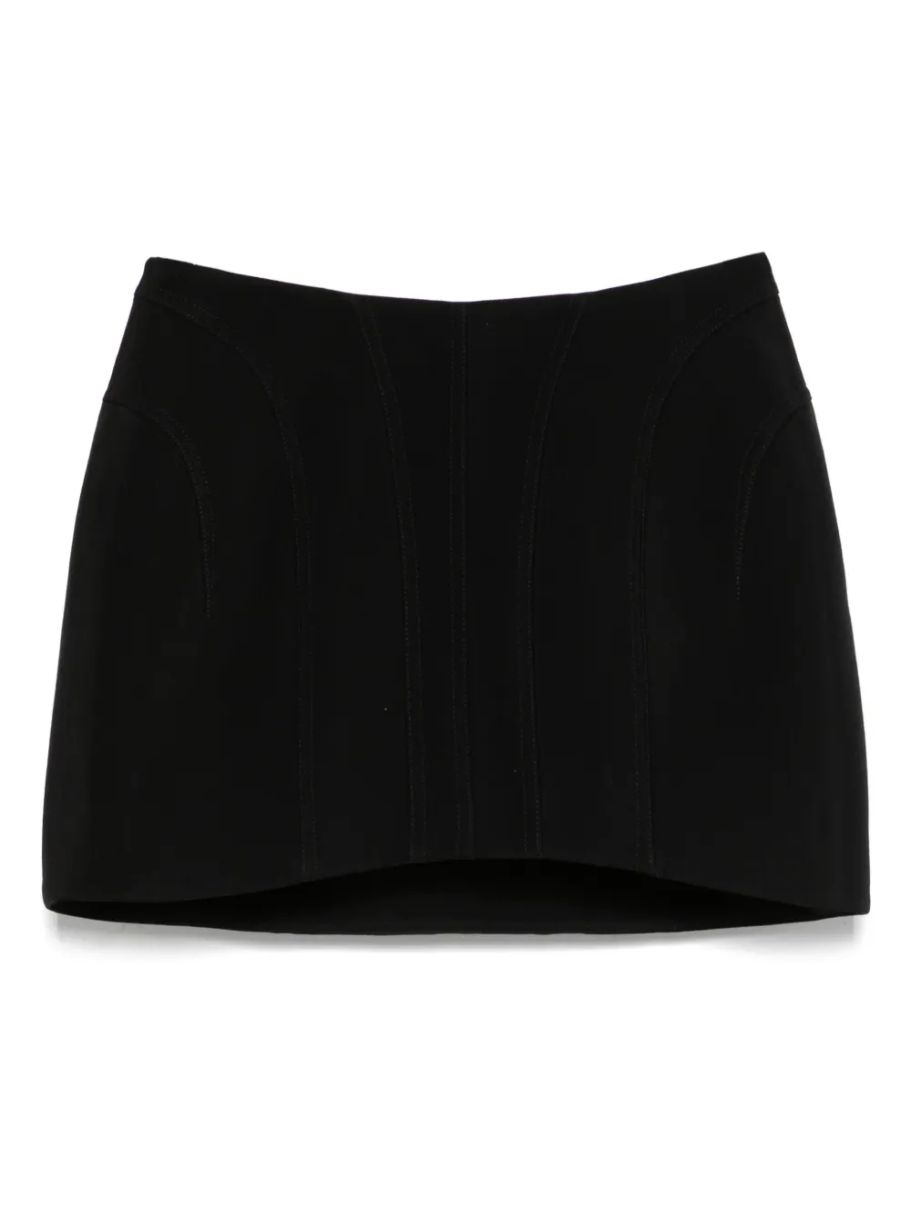 Mugler テーラード ミニスカート - ブラック Mugler テーラード ミニスカート - ブラック