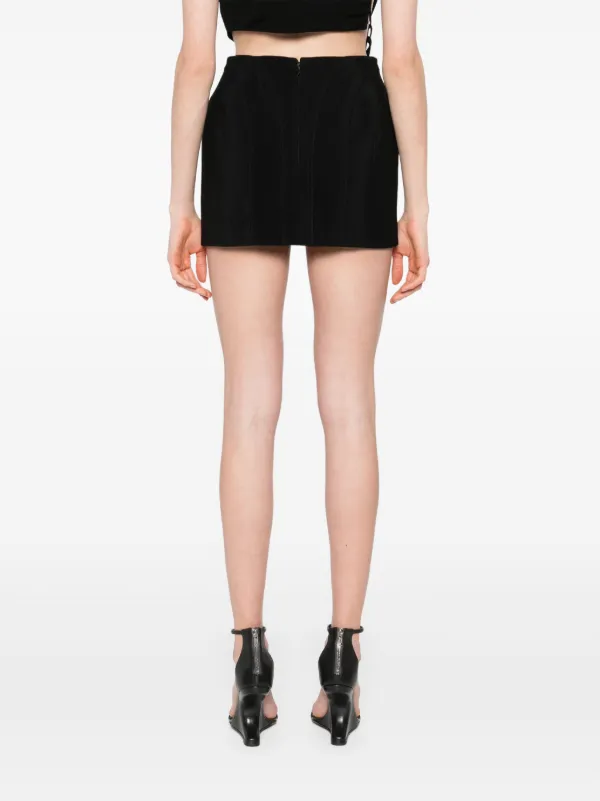【関税込み】Mugler ブラック テーラード ミニスカート Mugler テーラード ミニスカート | ブラック | FARFETCH JP