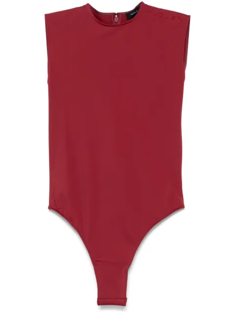 Mugler logo-embossed bodysuit