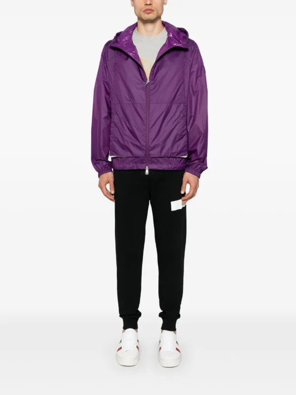 Drip MONCLER ダークパープル ポロシャツ slim fit Moncler Luzule logo-patch Padded Gilet | Purple | FARFETCH