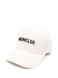 Moncler logo-embroidered cap - Neutrals