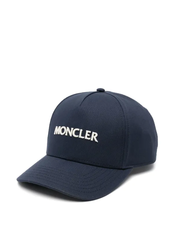 Moncler ロゴ キャップ | ブルー | FARFETCH JP