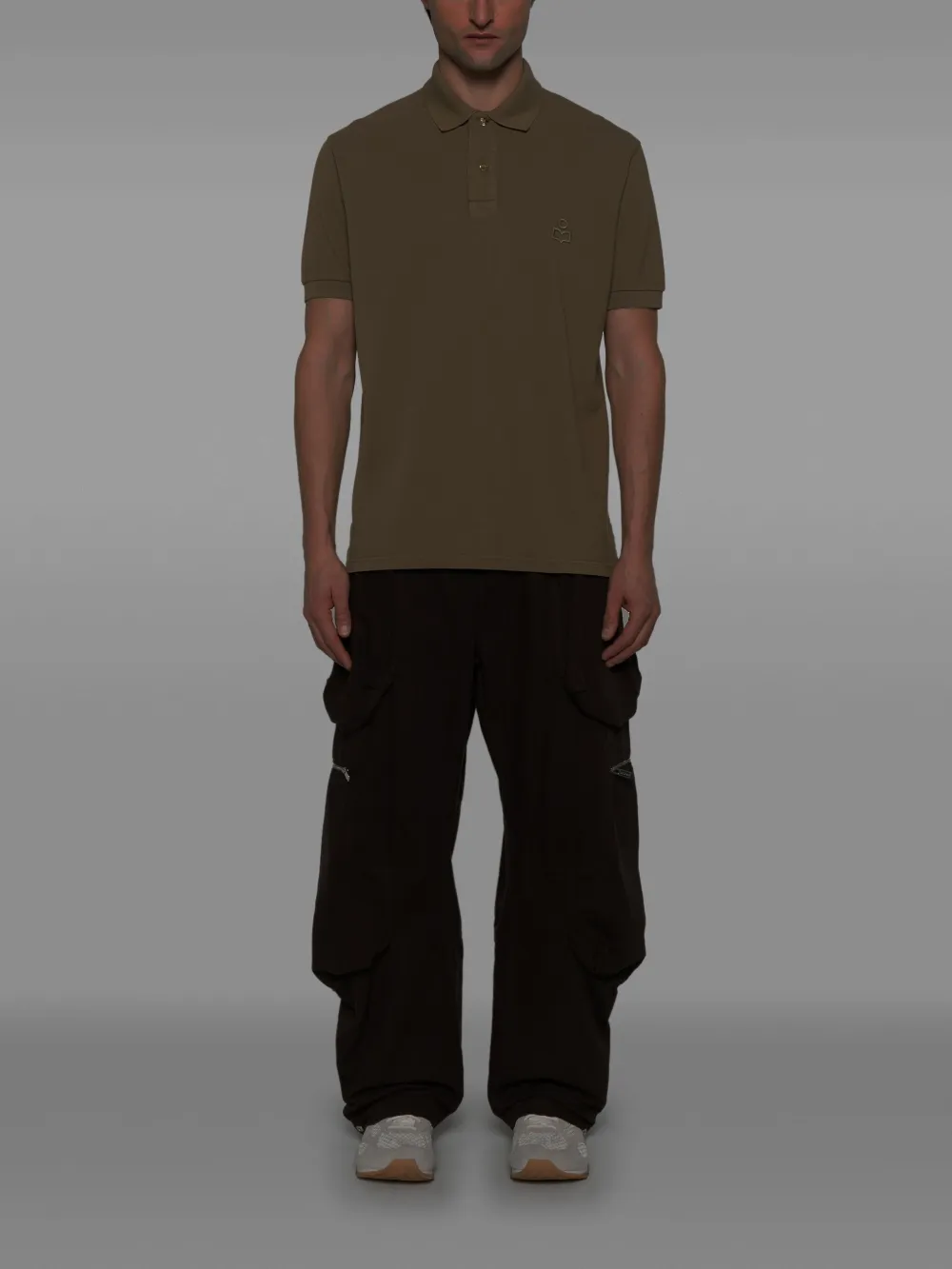 Isabel Marant Afko Polo Shirt In Green