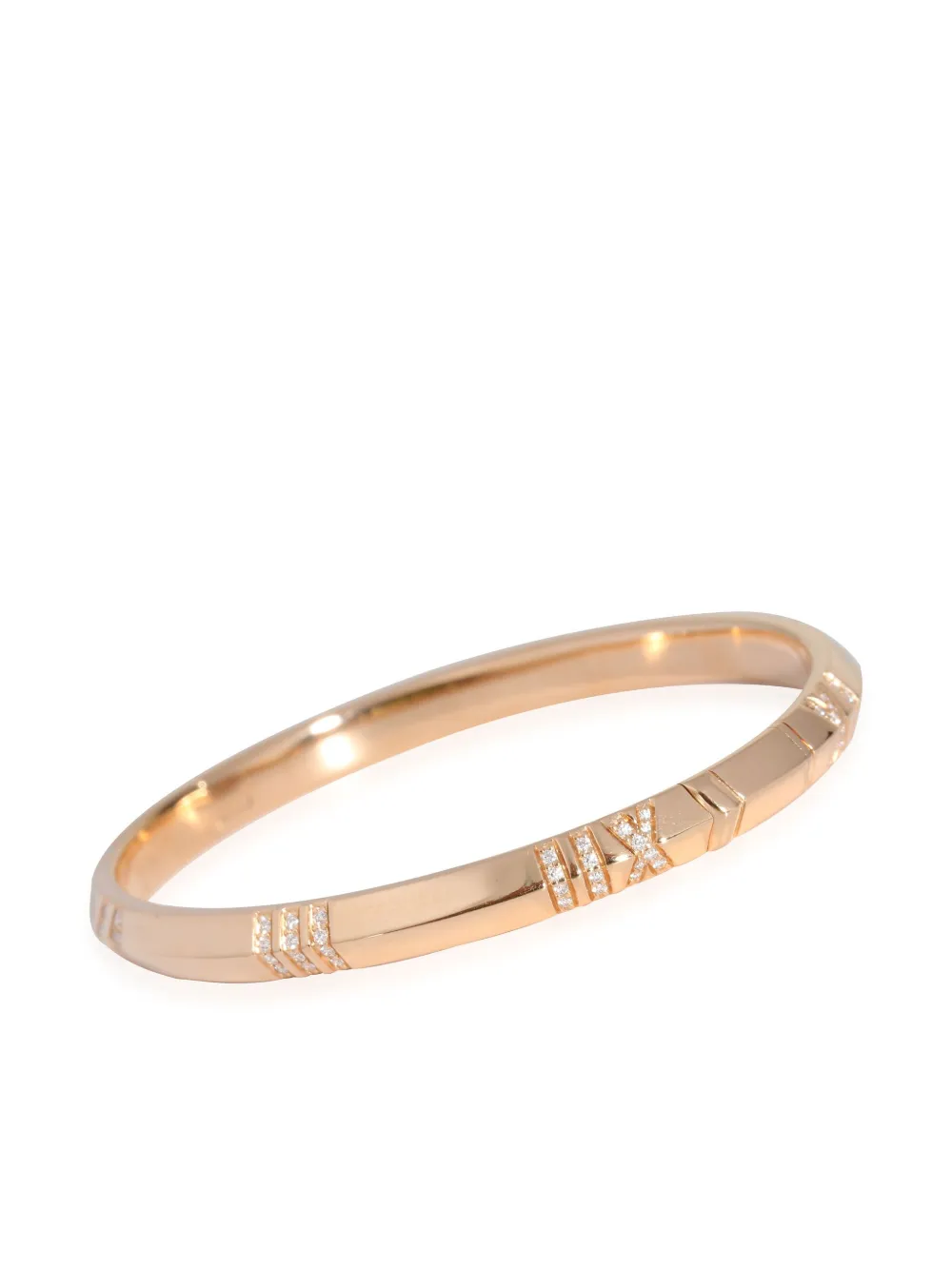 Tiffany & Co. Pre-Owned 18kt rose gold Atlas bracelet | Pre-Owned | Image 2