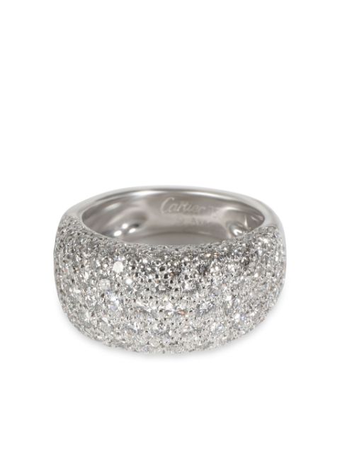 Cartier 18kt white gold diamond ring