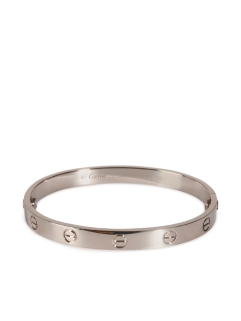 Cartier 18kt white gold Love bracelet