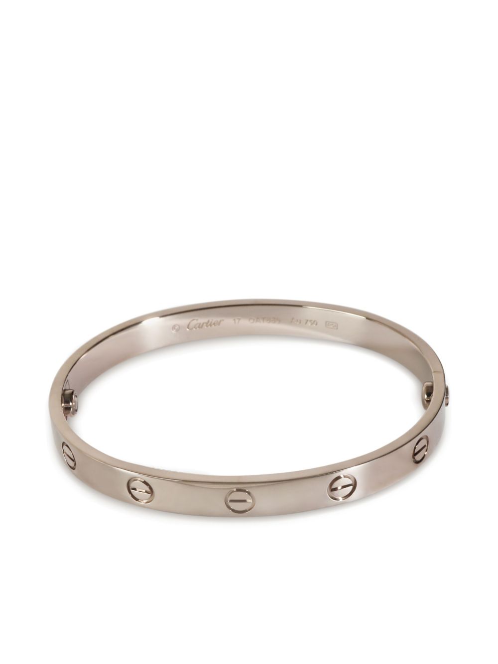 Cartier 18kt witgouden Love armband - Zilver