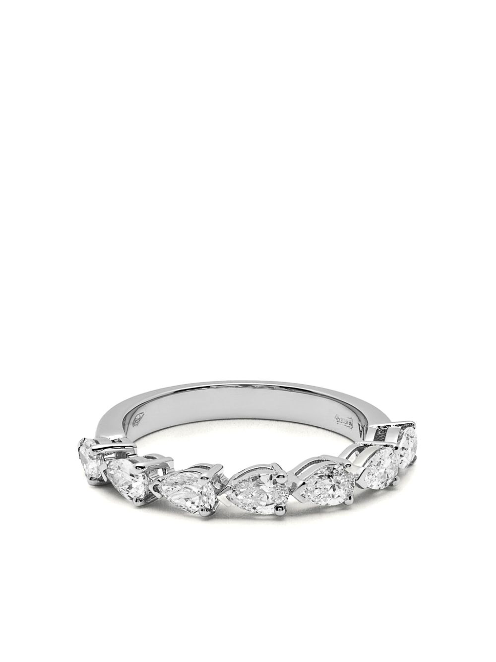 Jewels Aficionado 18kt white gold diamond ring - Silver