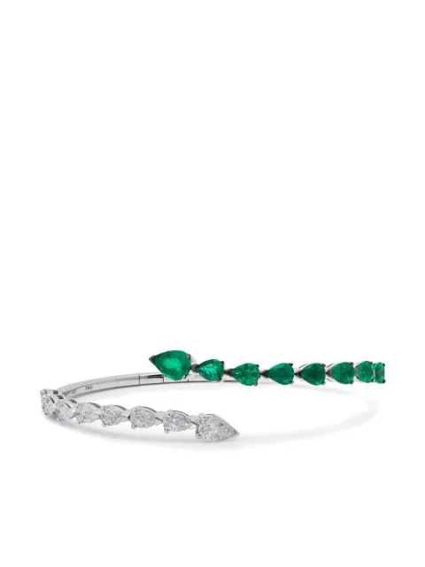 Jewels Aficionado سوار 'بايباس' ذهب أبيض عيار 18