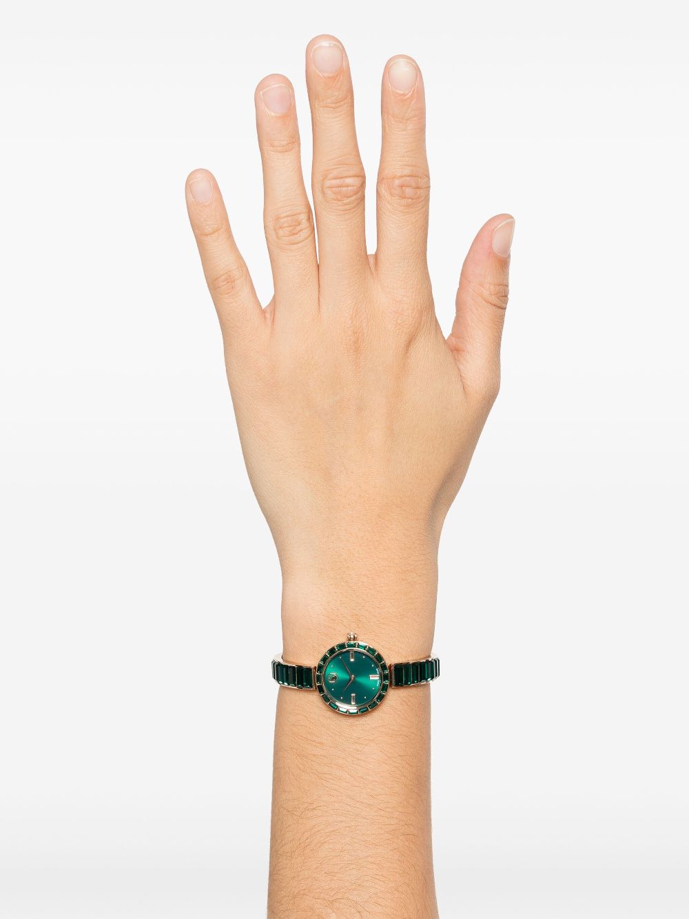 Swarovski Matrix Bangle 25 mm horloge - Groen