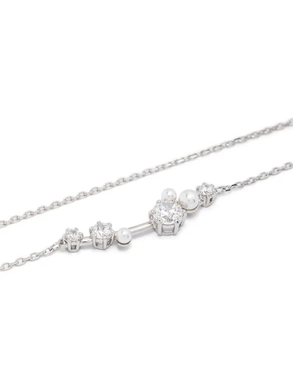 SWAROVSKI　Constella　シルバーカラー　ネックレス Swarovski Constella ネックレス | シルバートーン | FARFETCH JP