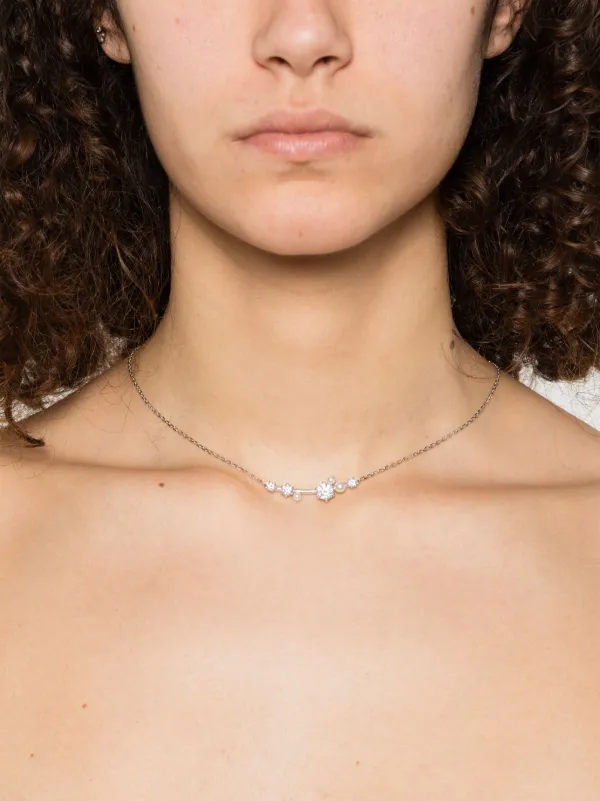 SWAROVSKI　Constella　シルバーカラー　ネックレス Swarovski Constella ネックレス | シルバートーン | FARFETCH JP