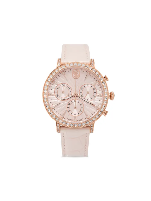 Swarovski マトリックス テニス クロノ 36mm | ピンク | FARFETCH JP