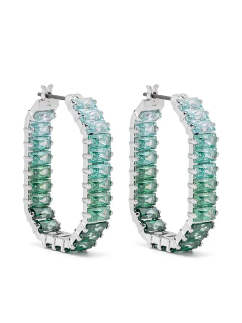 Swarovski Matrix hoop earrings
