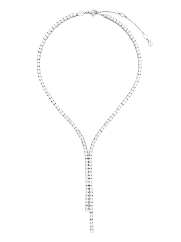 Swarovski Matrix Tennis ネックレス | シルバートーン | FARFETCH JP