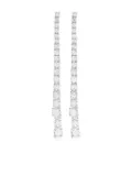 Swarovski Matrix drop earrings - Silver