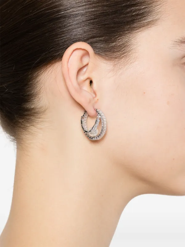 Swarovski x Ariana Grande パール フープピアス | ホワイト