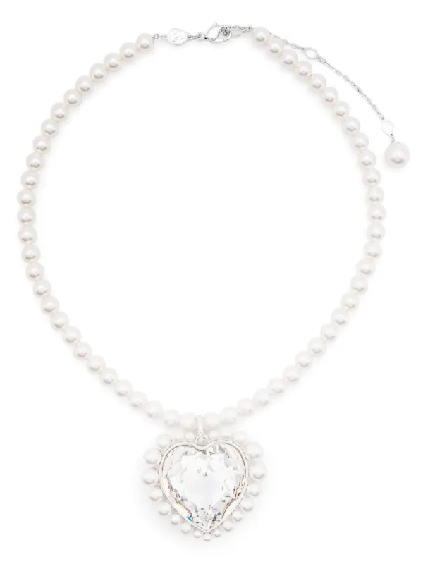 Swarovski x Ariana Grande パール ネックレス | シルバートーン