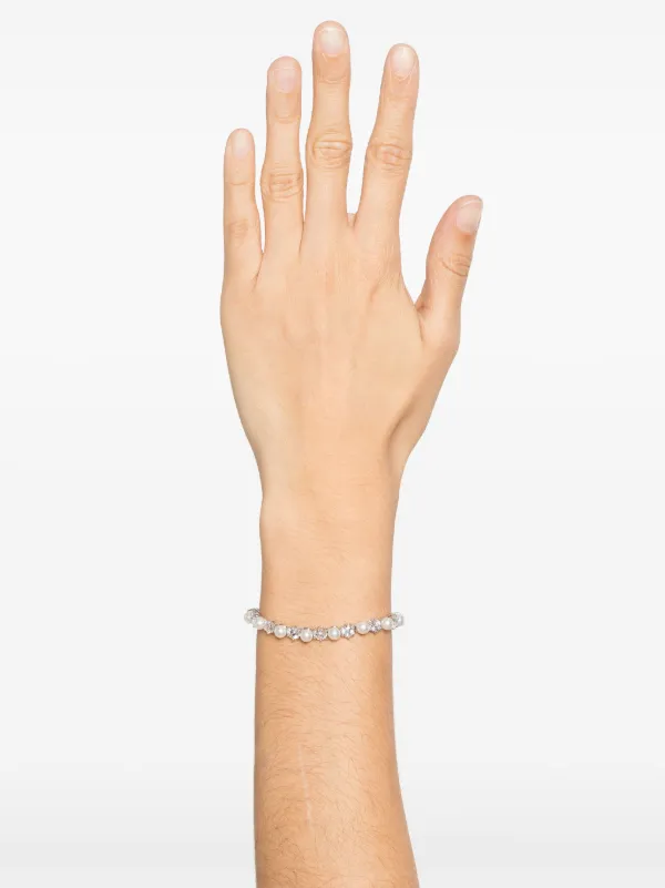 Swarovski Matrix Tennis ブレスレット | シルバートーン | FARFETCH JP