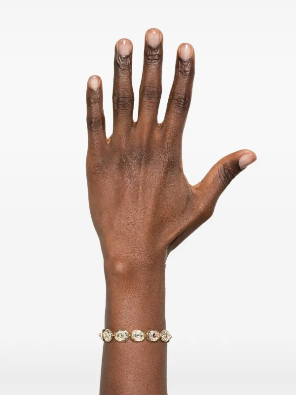 SWAROVSKI　Chroma　ブレスレット Swarovski Chroma Tennis Bracelet | Gold | FARFETCH