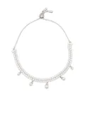 Swarovski pearl-embellished bracelet - Silver