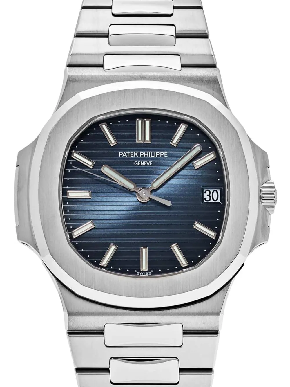 Patek Philippe Pre-Owned 2016 pre-owned Nautilus 40 mm horloge - Blauw