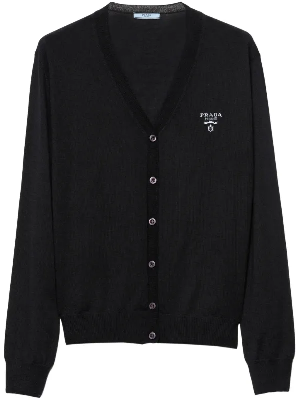 Prada Cashmere Fur-Detail Cardigan | Harrods UK