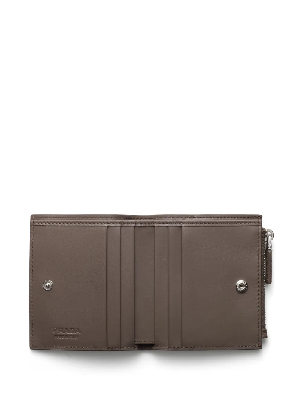 Prada Leren portemonnee Grijs