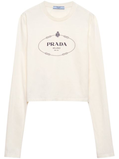 Prada printed jersey T-shirt