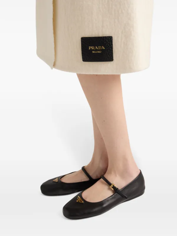 Prada ツイル スカート | ニュートラル | FARFETCH JP