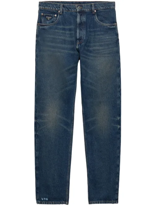 Jean slim à taille basse - Prada - Modalova