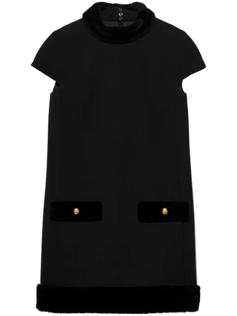 Prada vestido corto Natté