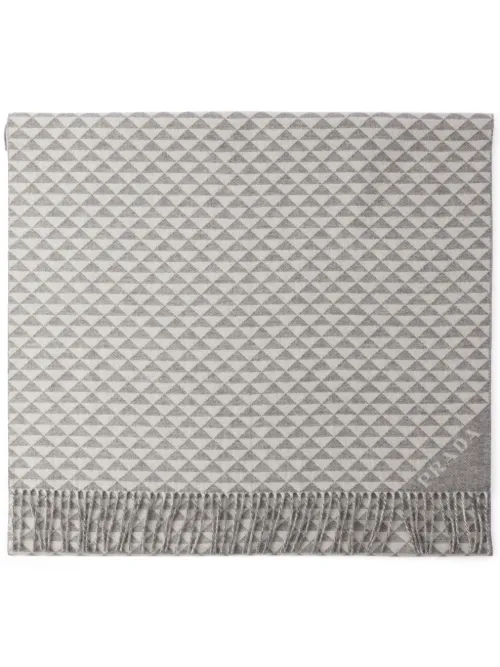 Prada écharpe Symbole - Gris - Prada - Modalova
