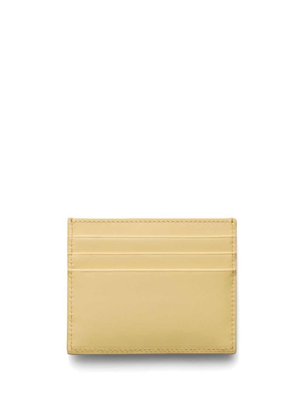 Prada leather card holder - Geel