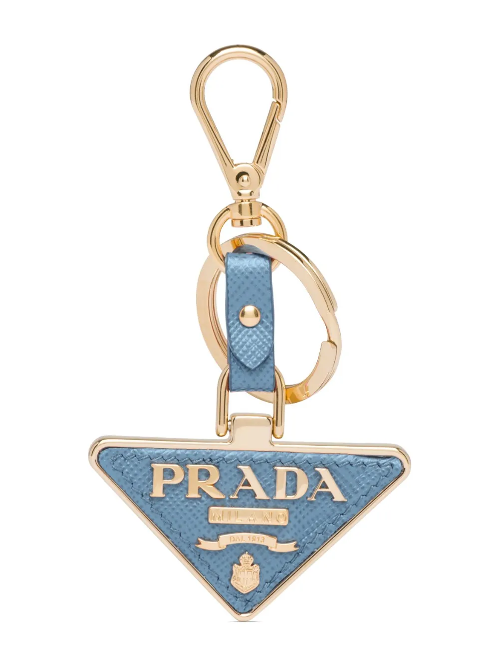 Prada Saffiano leather keychain | Blue | Image 1