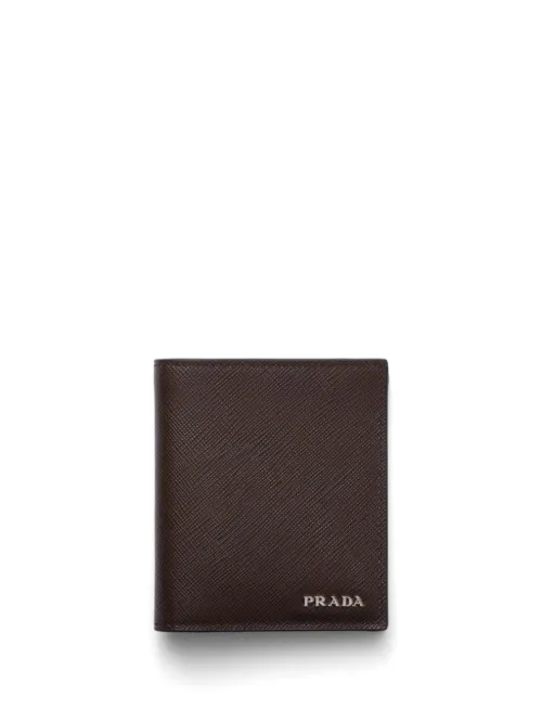 Portefeuille en cuir Saffiano - Prada - Modalova