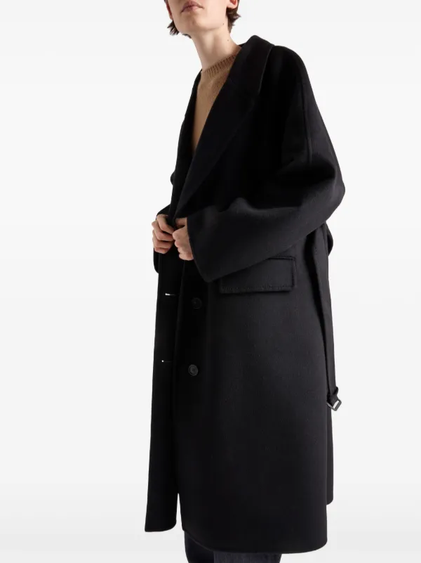 コート PRADA COAT (P689RHSOOO13FY F0002) Prada single-breasted Coat | Black | FARFETCH