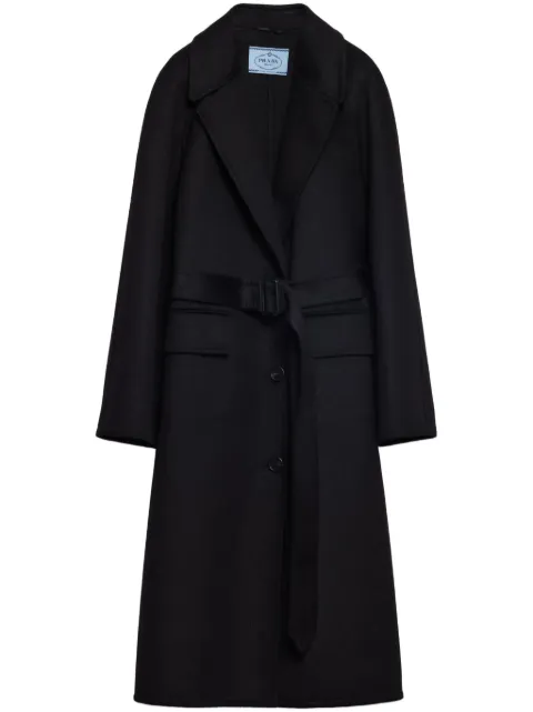 Prada معطف بصف أزرار