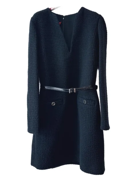 Gucci tweed belted dress
