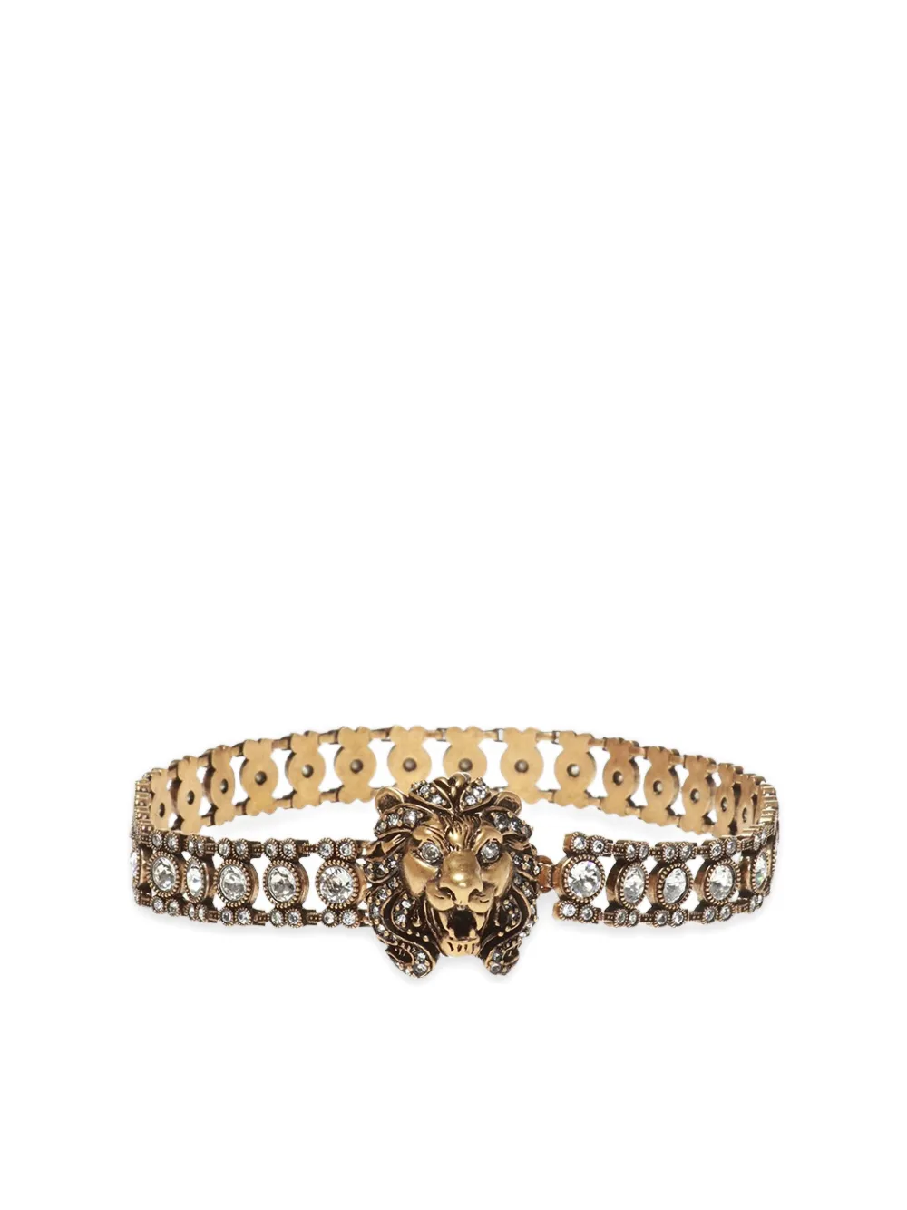 Gucci lion-head crystal-embellished choker | Image 2