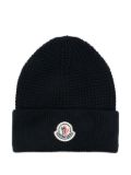 Moncler tricot beanie - Blue