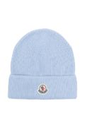 Moncler tricot beanie - Blue