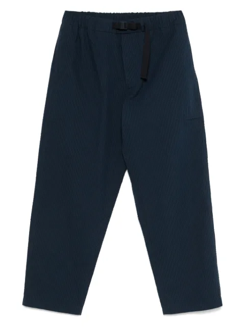 Moncler pantalones de tejido seersucker