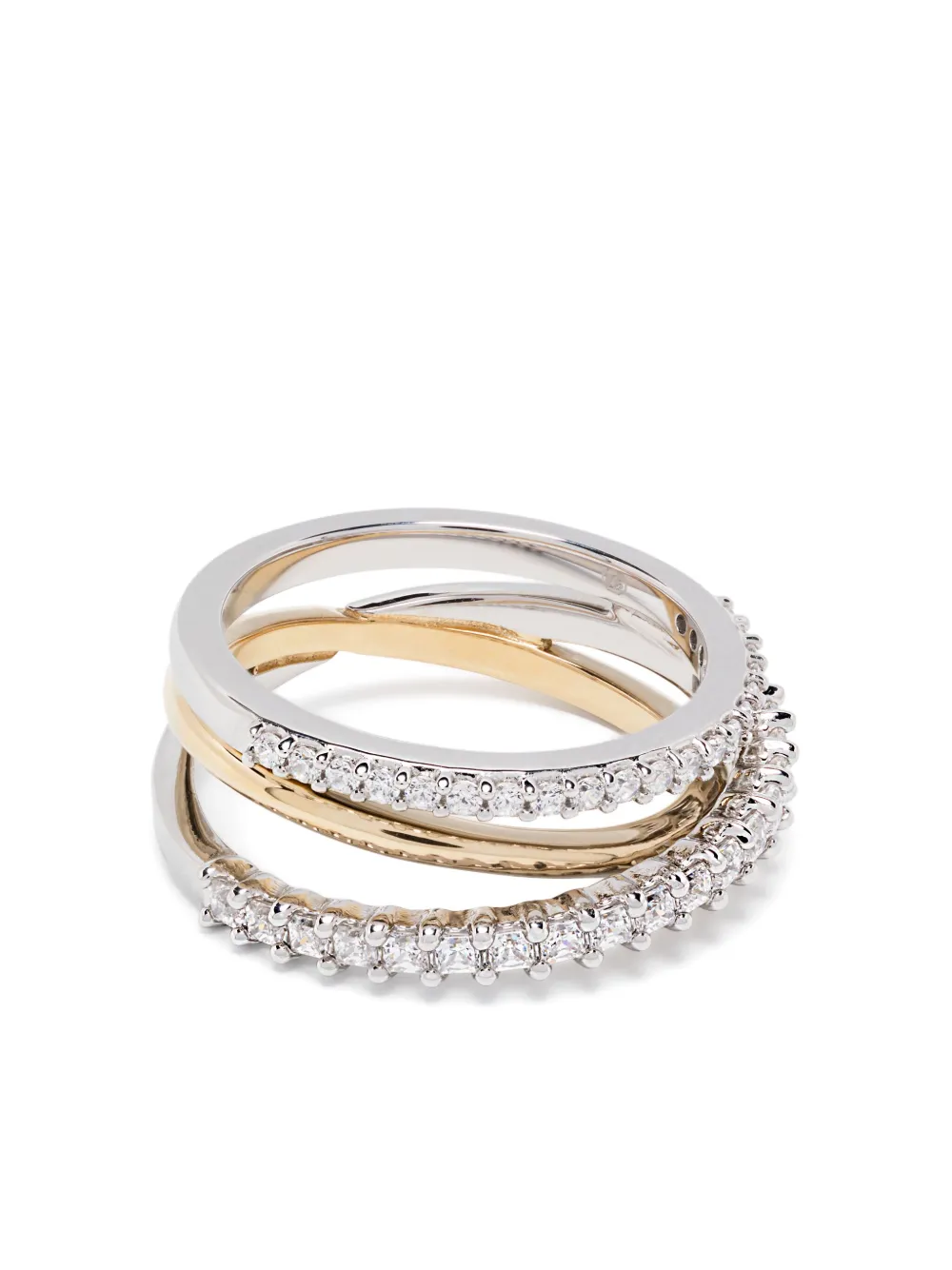 Swarovski Hyperbola リング - シルバートーン Swarovski Hyperbola リング - シルバートーン