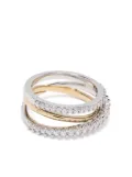 Swarovski Hyperbola ring - Silver