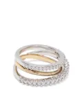 Swarovski Hyperbola ring - Silver