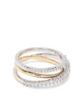 Swarovski Hyperbola ring - Silver