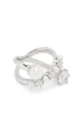 Swarovski Matrix ring - White